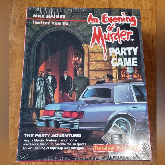 An Evening of Murder Terminal Espionage Murder Vtg Mystery Party Game NEW - Picture 1 of 5